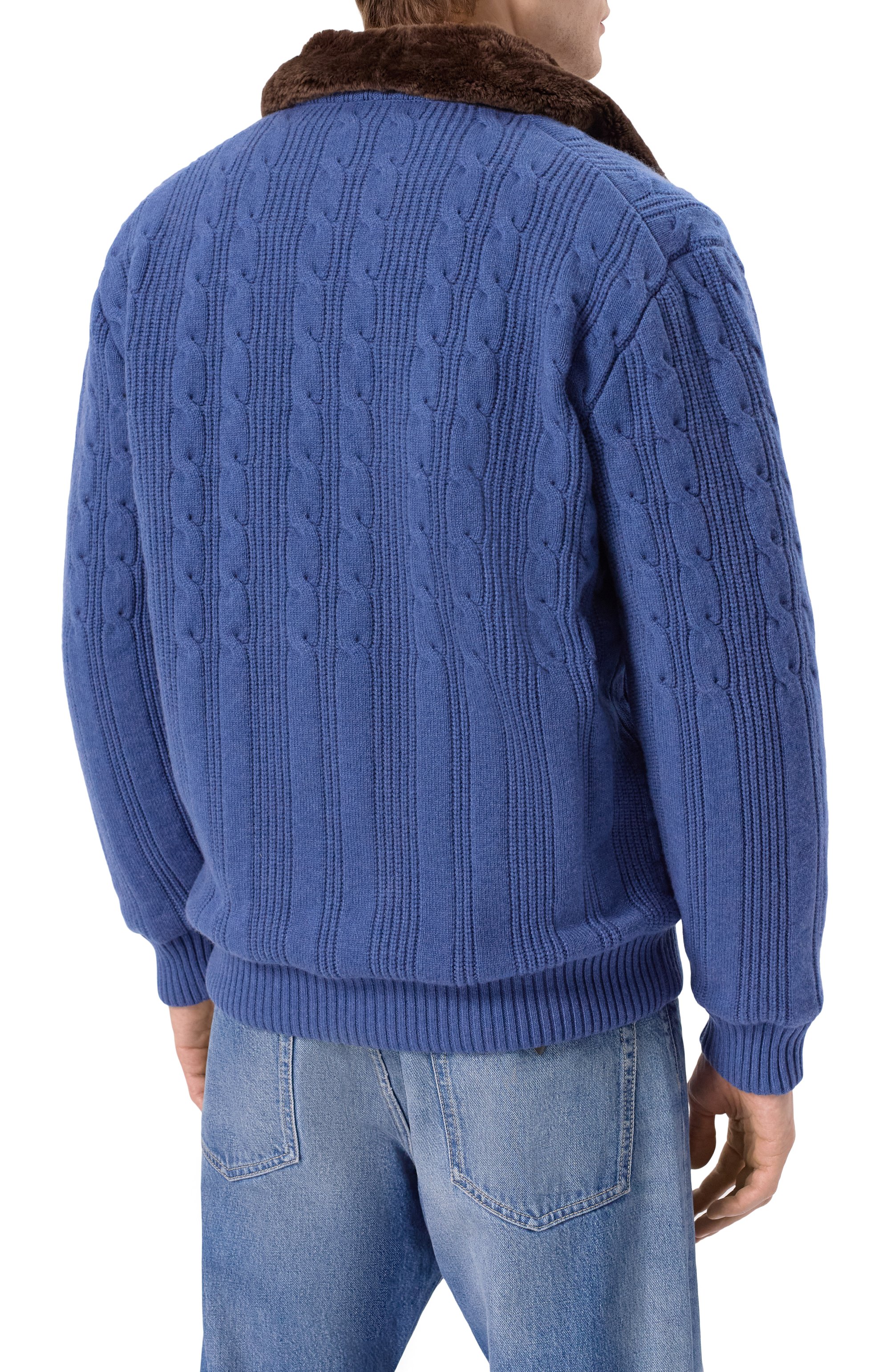 Кашемировый бомбер с подкладкой из бобра KANGRA, арт. 9151/09 02, фото 4