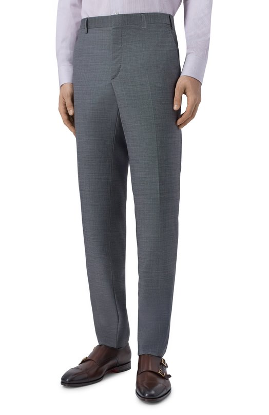 Шерстяной костюм Brioni RANP19/04A7R Серый  RANP19/04A7R Фото 4