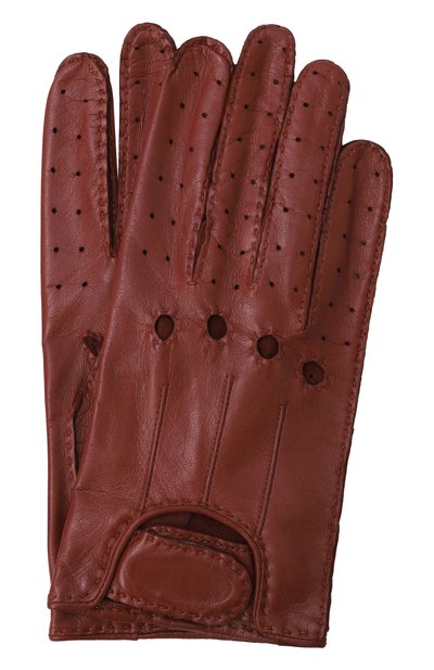 Женские кожаные перчатки KITON, арт. D62901K0537