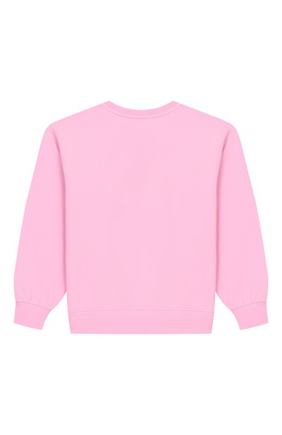 Хлопковый свитшот с отделкой стразами MOSCHINO, арт. HDF060/LDA25, фото 2