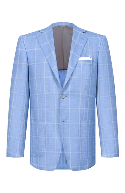 Мужской пиджак из кашемира и шелка KITON, арт. UG81K0639G