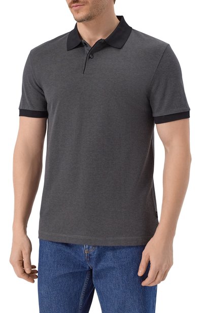 Хлопковое поло BOSS, арт. 50555172, фото 3