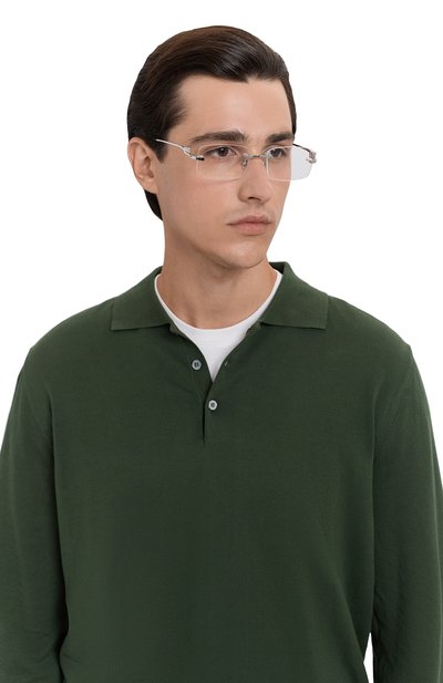 Оправа CARTIER серебряного цвета по цене 137500 руб., арт. CT0281 004, фото 2 Оправа CARTIER, арт. CT0281 004, фото 2