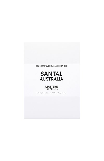 Парфюмированная свеча santal australia (220g) MATIERE PREMIERE, арт. 3760428940506, фото 2