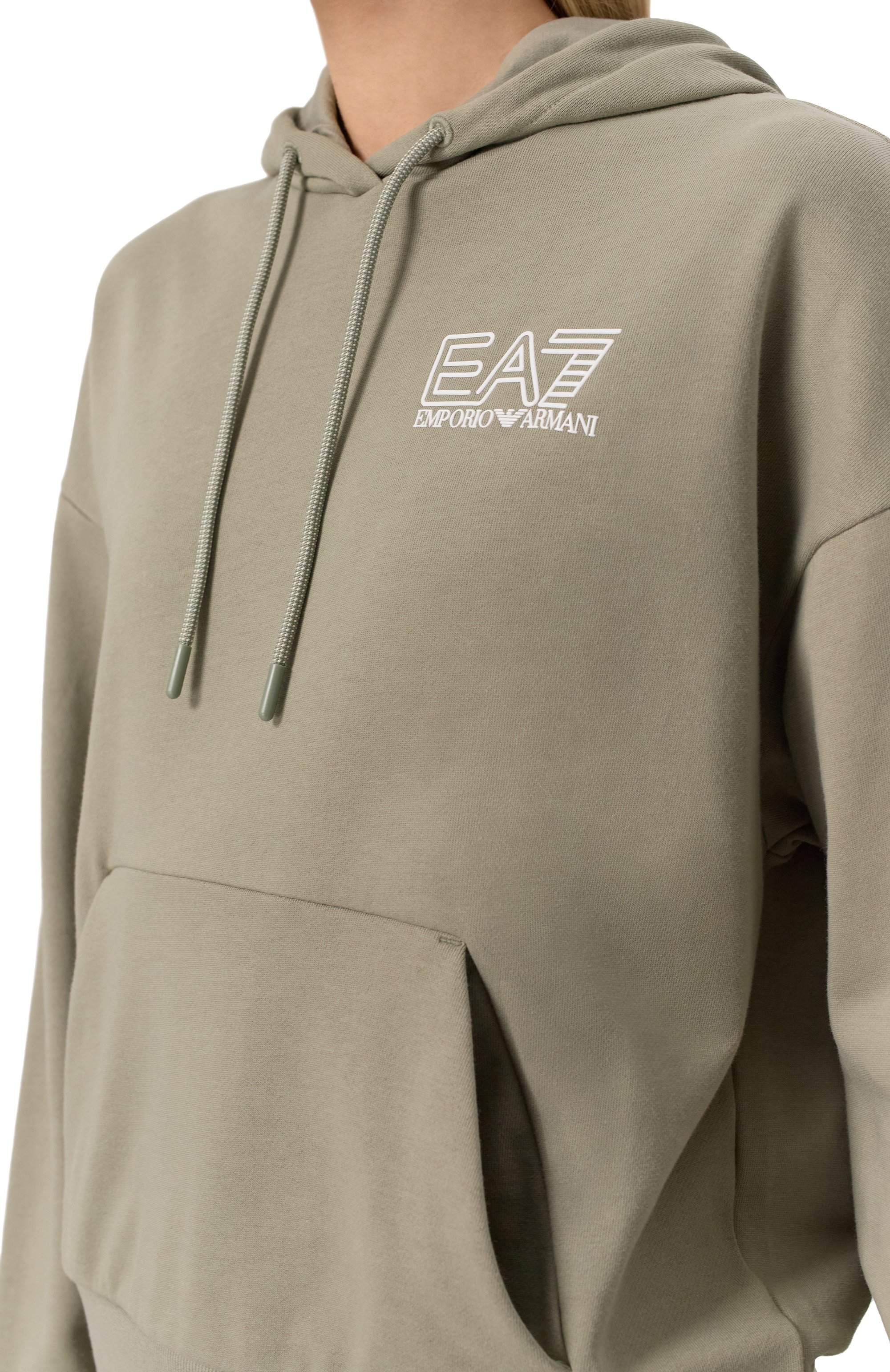 Хлопковое худи EA7, арт. 7W000101/AF12473, фото 5
