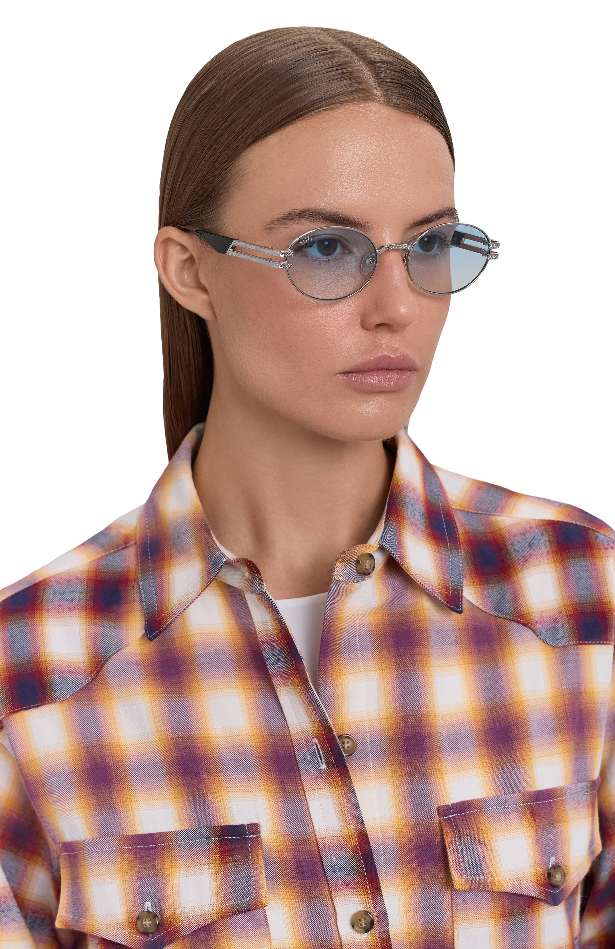 Солнцезащитные очки 9FIVE, арт. L0TUS-PLATINUM / LIGHT BLUE GRADIENT, фото 3