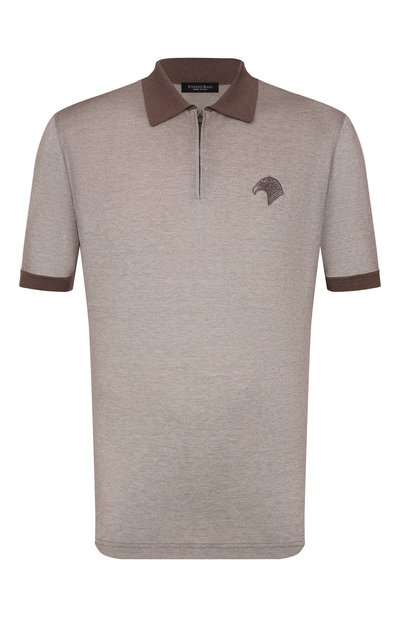 Поло из хлопка и шелка STEFANO RICCI, арт. K919078P31/T26101, фото 1