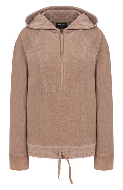 Женский худи из хлопка и кашемира GIORGIO ARMANI, арт. GW002418/AF19786