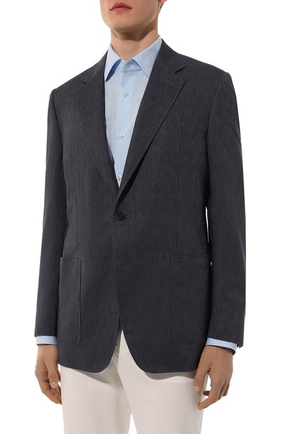 Пиджак из шерсти и вискозы CANALI, арт. 11288/CU03752, фото 4