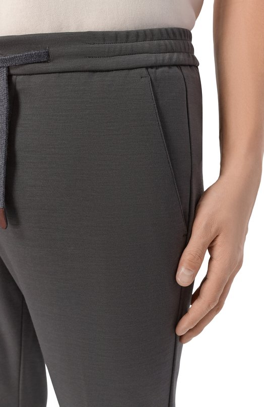 Шерстяные брюки Marco Pescarolo CARACCI0L0/53Y19_001 Зелёный  CARACCI0L0/53Y19_001 Фото 5