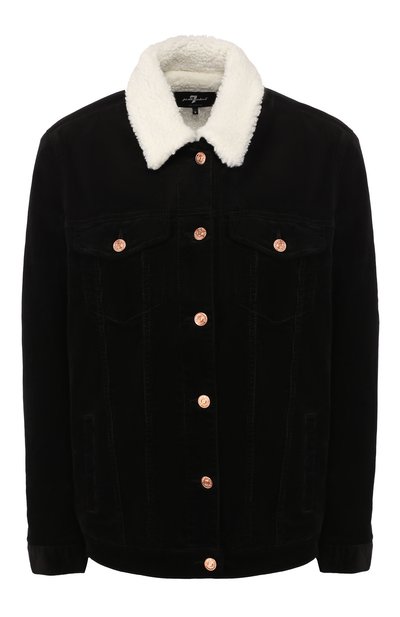 Женская вельветовая куртка 7 FOR ALL MANKIND, арт. JSVNV640BK