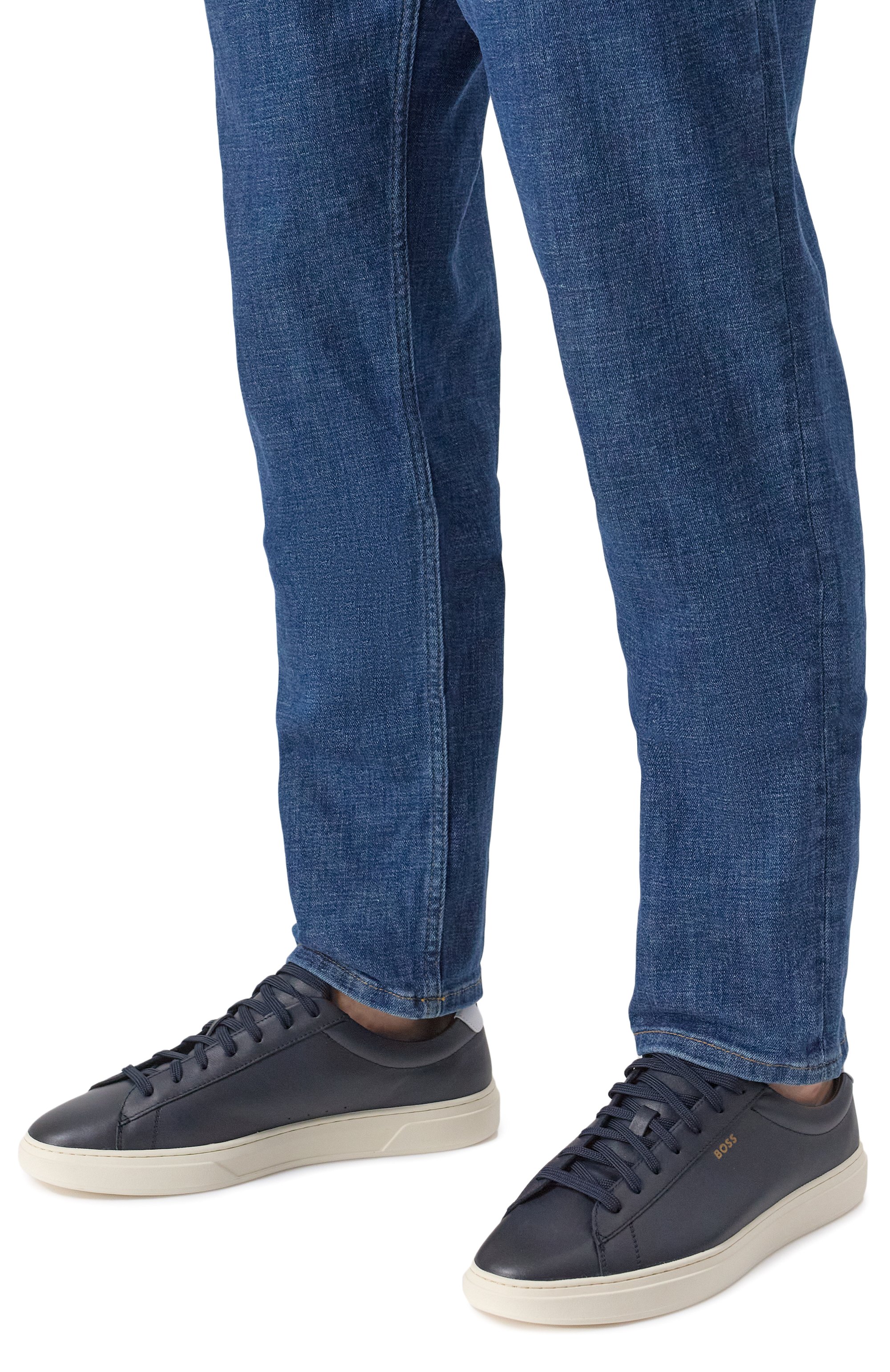 Кожаные кеды kieran BOSS, арт. 50536480, фото 3