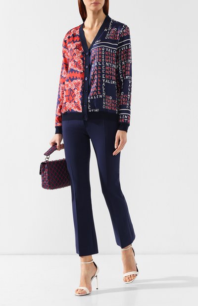 Кардиган из смеси шелка и шерсти VALENTINO, арт. RB3KA00BDCG, фото 2