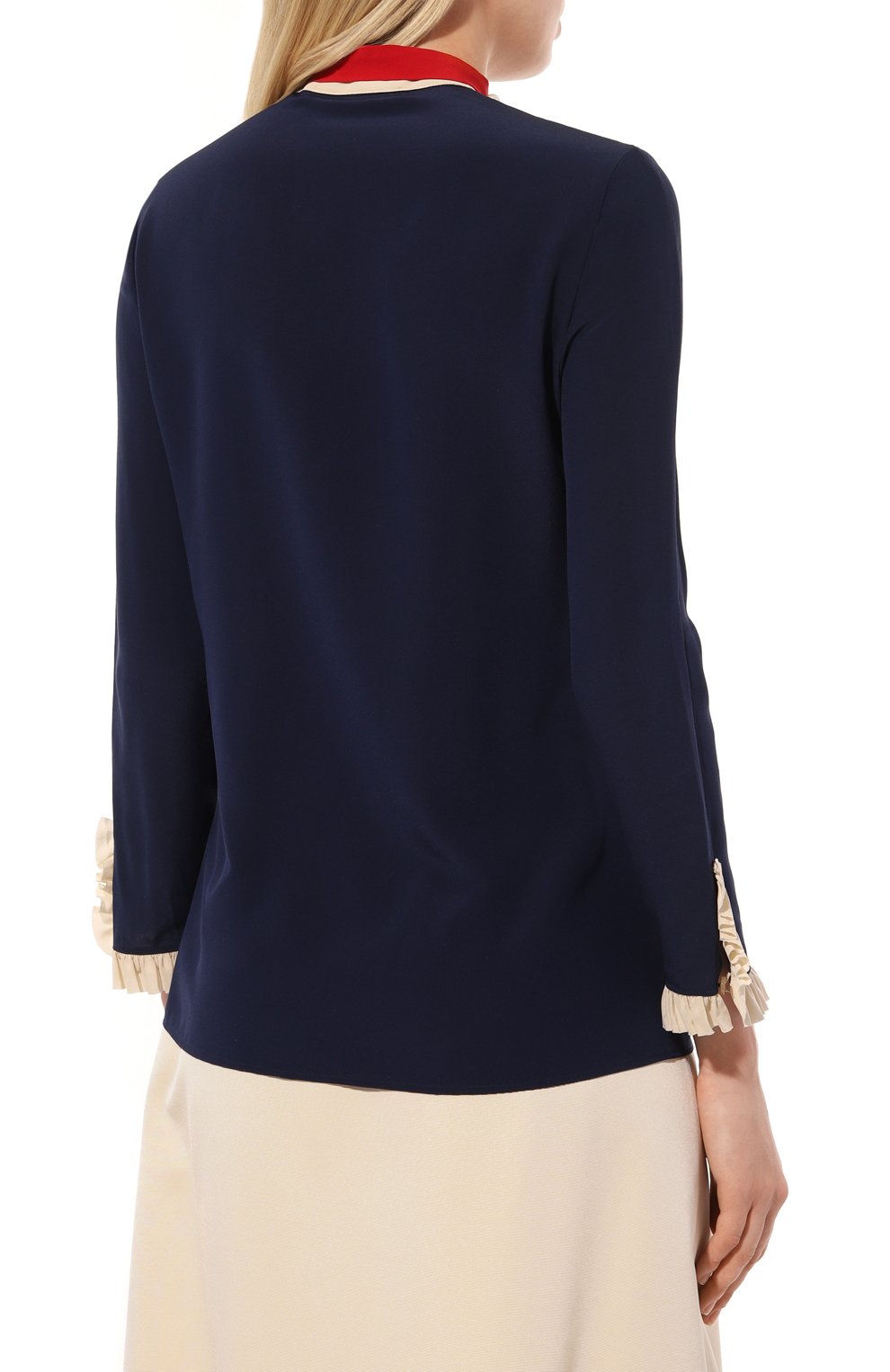 Шелковая рубашка GUCCI, арт. 498592 ZHS03, фото 4