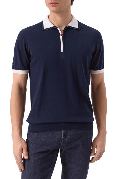 Хлопковое поло KITON, арт. UMK0571V111A, фото 3