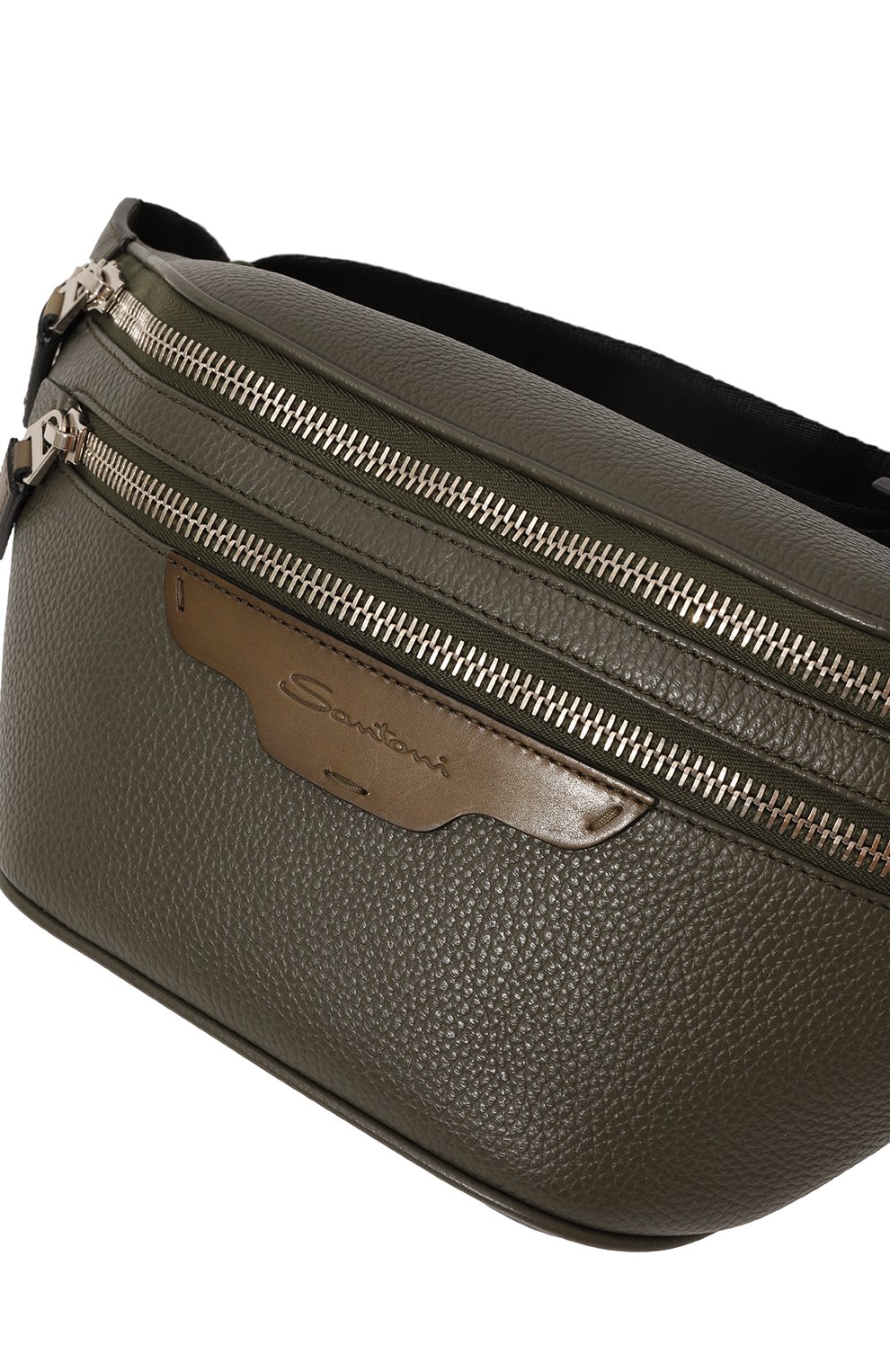 Кожаная поясная сумка SANTONI, арт. UIBBA2365EN-A2IBZ29, фото 3