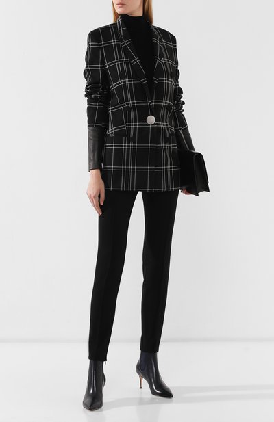 Кожаные ботильоны GIANVITO ROSSI темно-синего цвета по цене 112500 руб., арт. G73924.70RIC.VITDENI, фото 2 Кожаные ботильоны GIANVITO ROSSI, арт. G73924.70RIC.VITDENI, фото 2