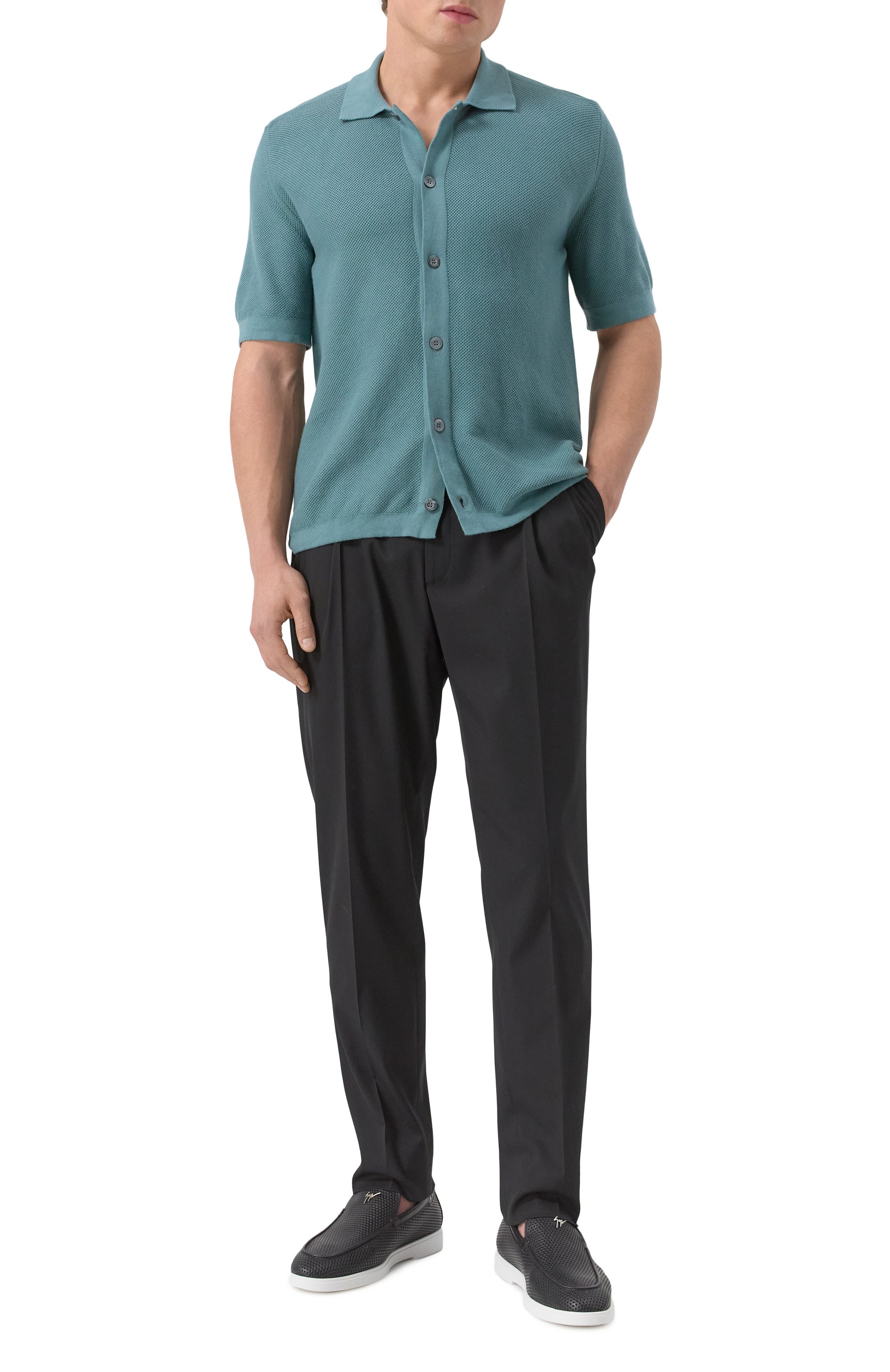 Хлопковая рубашка CANALI, арт. C1061/MK02263, фото 2