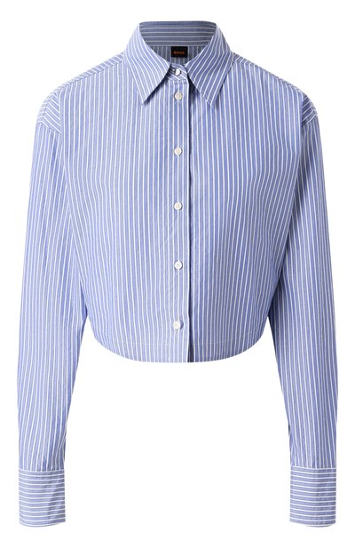 Женская хлопковая рубашка BOSS ORANGE, арт. 50531064