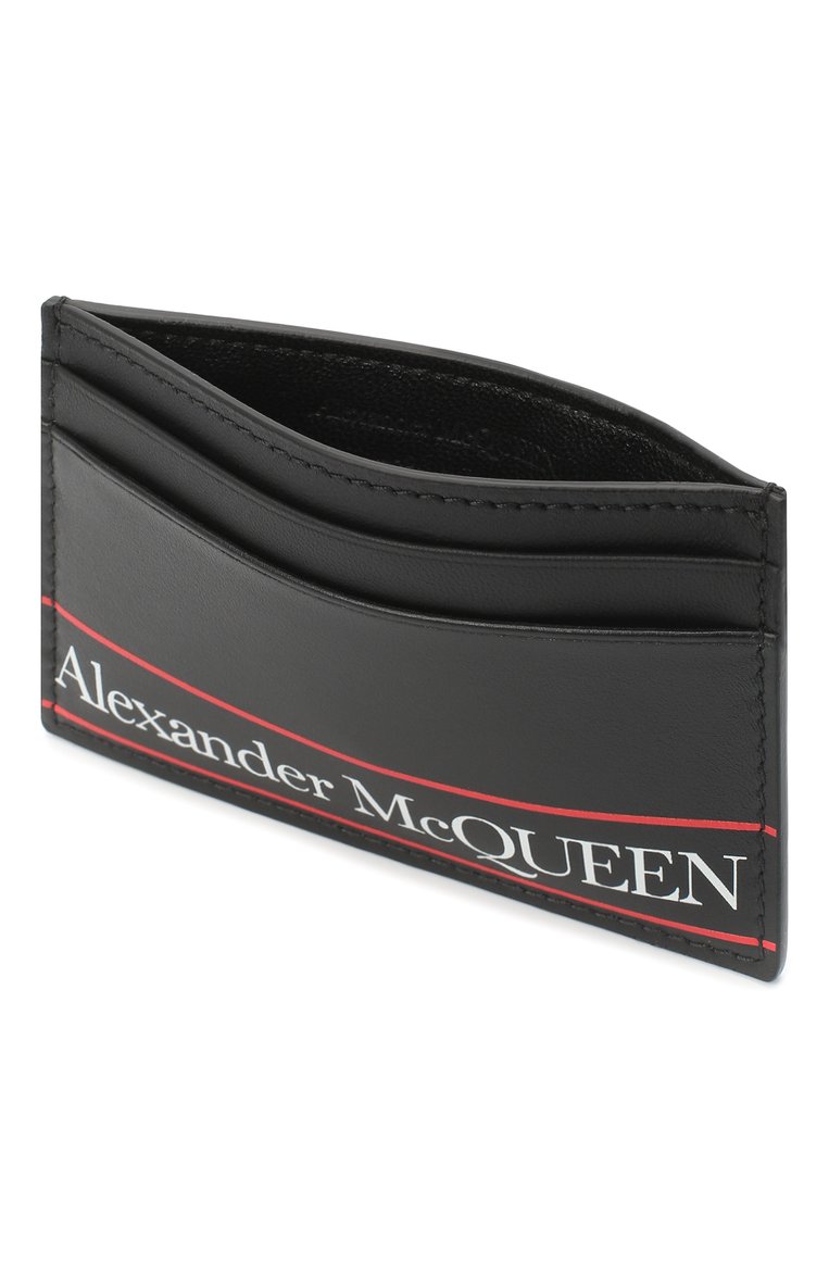 Мужской кожаный футляр для кредитных карт ALEXANDER MCQUEEN черного цвета, арт. 602144/1SJ8B | Фото 3 (Материал: Натуральная кожа; Нос: Не проставлено)