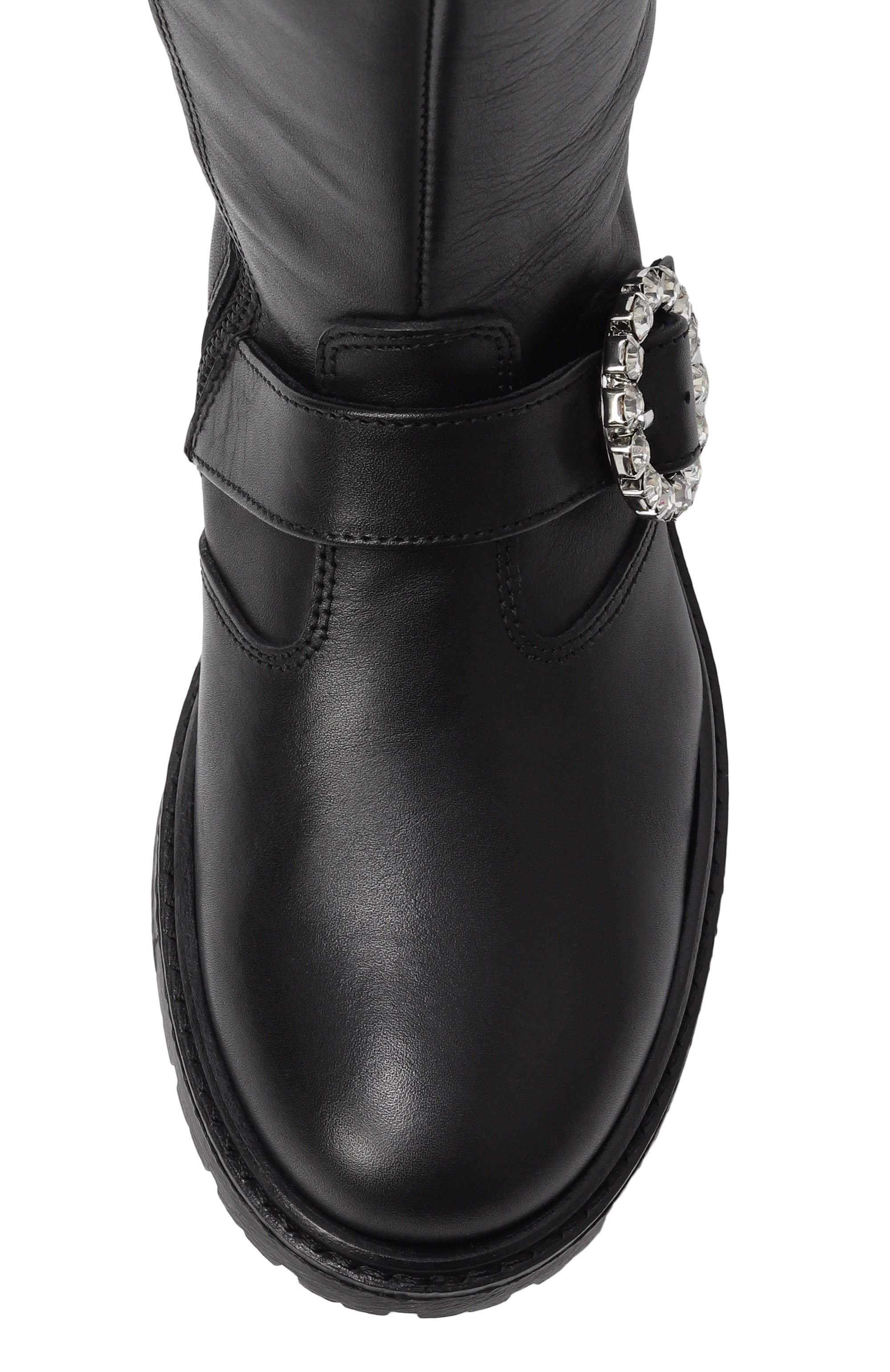 Кожаные сапоги MONNALISA, арт. 87F007, фото 4