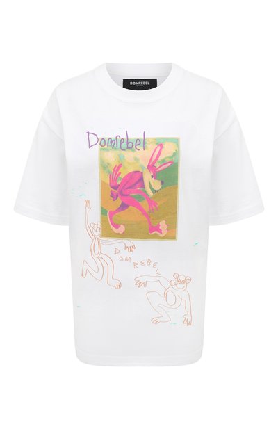 Женская хлопковая футболка DOMREBEL, арт. HIDE &amp; SEEK/T-SHIRT