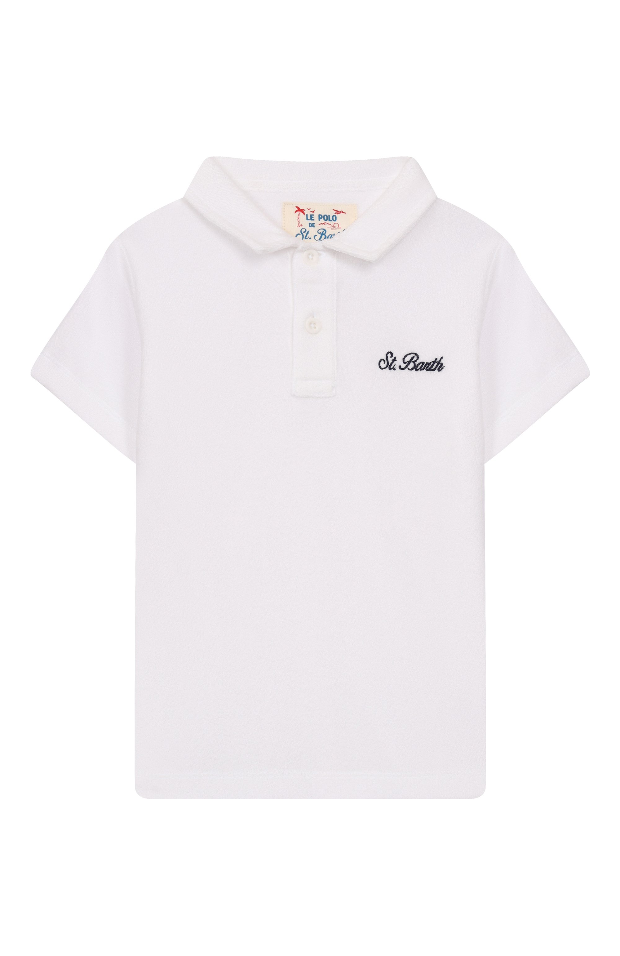 Поло из лиоцелла и хлопка MC2 SAINT BARTH, арт. STBK JEREMY JR/01387H, фото 1