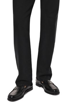 Мужские кожаные пенни-лоферы H`D`S`N BARACCO черного цвета, арт. VIT0.P.0* | Фото 3 (Материал внутренний: Натуральная кожа; Материал сплава: Проставлено; Нос: Не проставлено; Стили: Классический)