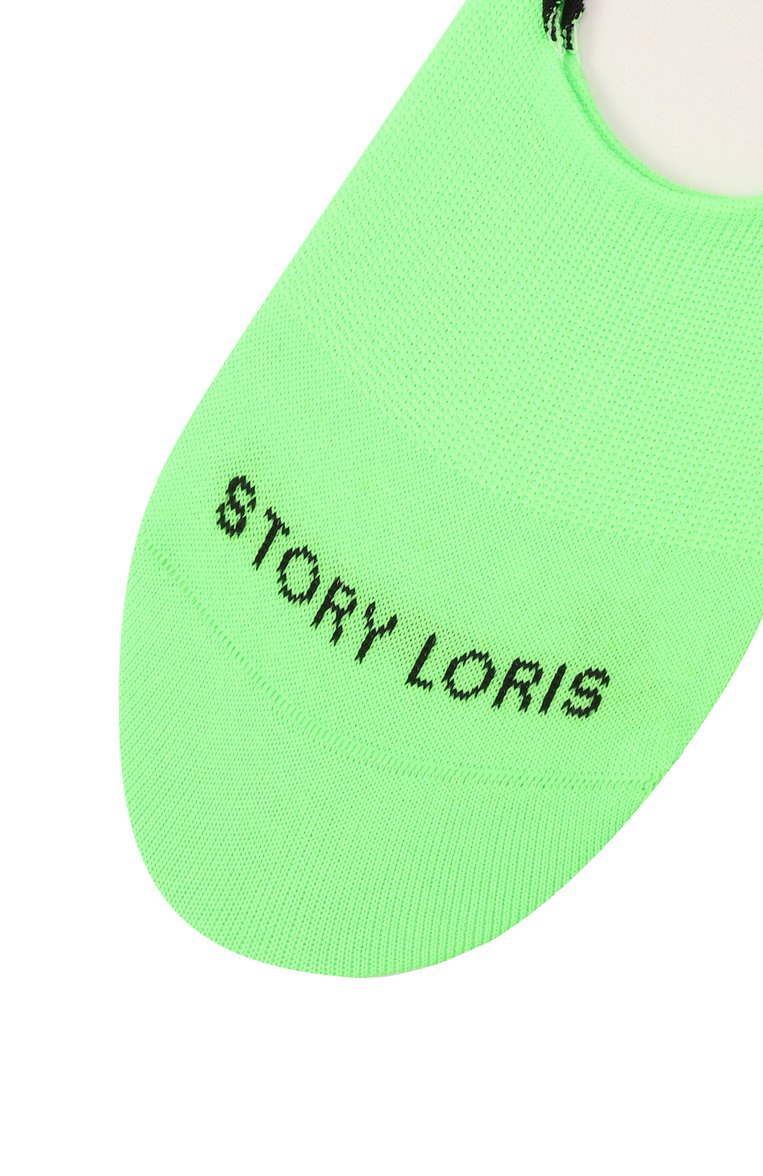 Детские носки STORY LORIS салатового цвета, арт. 6631 | Фото 2 (Материал: Синтетический материал, Текстиль; Нос: Не проставлено; Кросс-КТ: Носки; Мальчики Кросс-КТ: Носки)