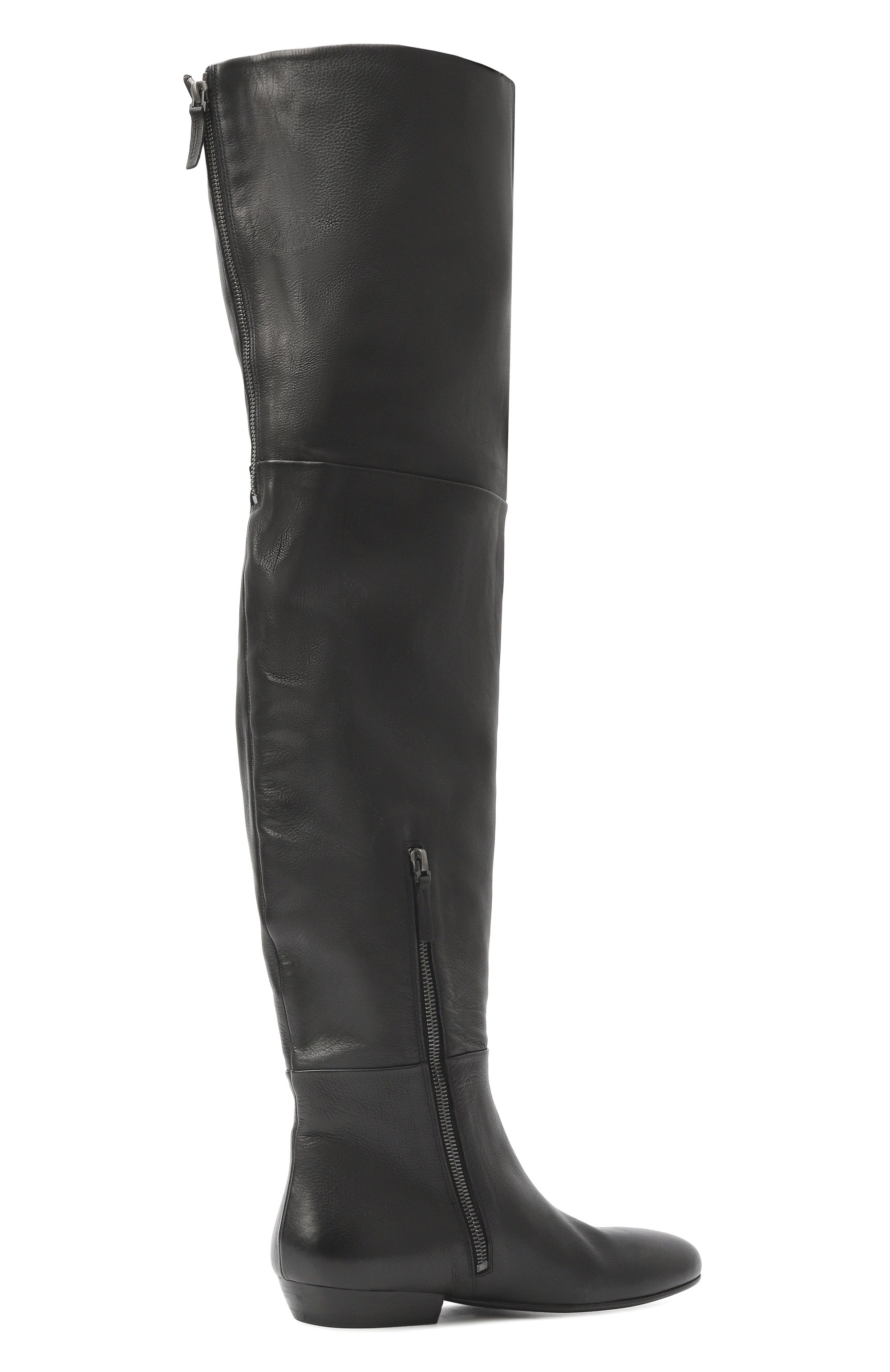 Кожаные ботфорты miniblocco MARSELL, арт. MW8641/P010, фото 5