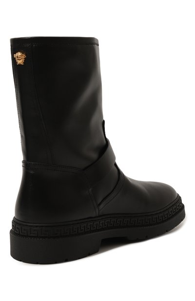 Кожаные полусапоги VERSACE, арт. 1012281/1A00138/34-40, фото 3