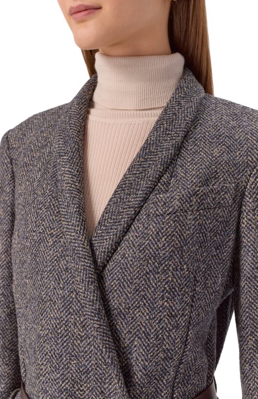 Твидовый жакет Brunello Cucinelli MG5297052 Синий  MG5297052 Фото 5
