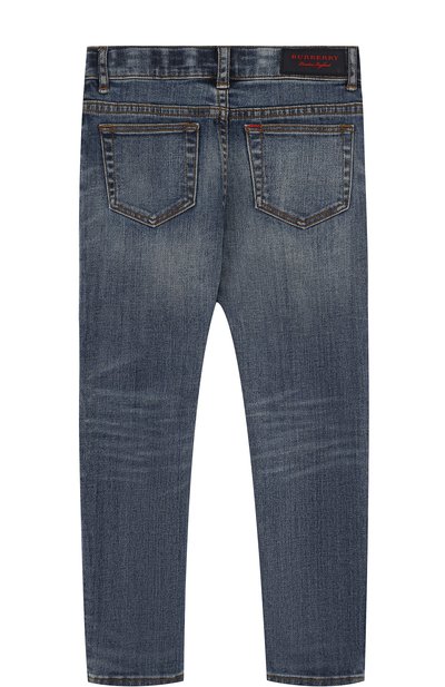 Джинсы с декоративными потертостями BURBERRY, арт. 4063493, фото 2