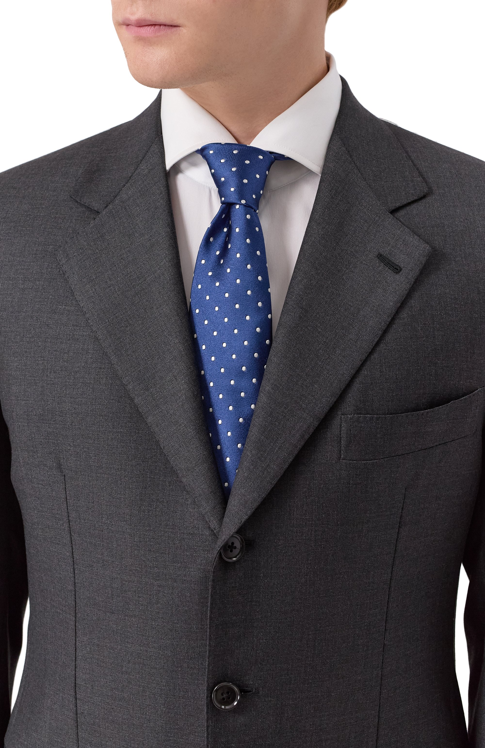 Шелковый галстук KITON, арт. UCRVKLC06L7502, фото 2