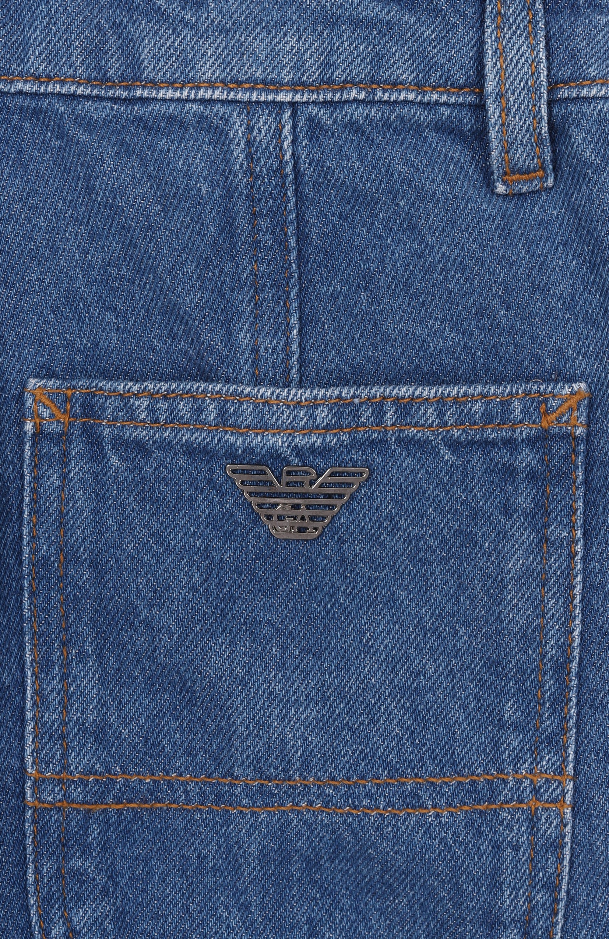 Джинсы EMPORIO ARMANI синего цвета по цене 23900 руб., арт. EB000935/AF21778, фото 3 Джинсы EMPORIO ARMANI, арт. EB000935/AF21778, фото 3