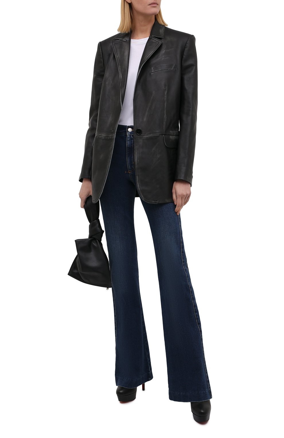 Кожаные ботильоны bianca booty 120 CHRISTIAN LOUBOUTIN, арт. 3161197/BIANCA B00TY 120, фото 2