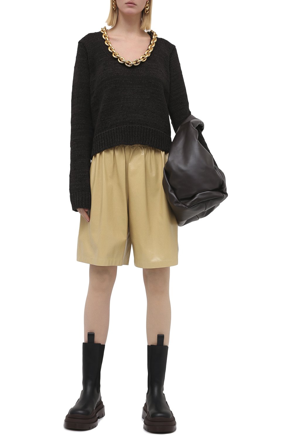 Хлопковый свитер BOTTEGA VENETA, арт. 628711/VKWB0, фото 3