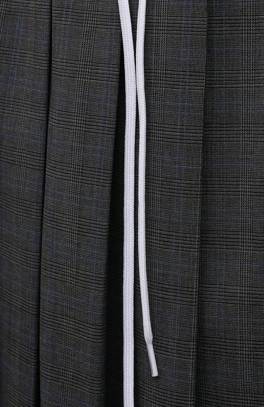 Шерстяная юбка Miu Miu MG1365-1ZV8-F0308 Серый  MG1365-1ZV8-F0308 Фото 5