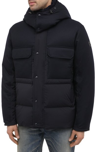 Пуховик wilfrid MONCLER темно-синего цвета по цене 157500 руб., арт. F2-091-1B538-00-53132, фото 3 Пуховик wilfrid MONCLER, арт. F2-091-1B538-00-53132, фото 3