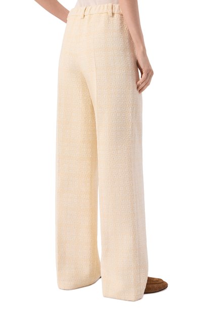 Твидовые брюки GUCCI бежевого цвета по цене 282500 руб., арт. 856087/ZAUB6, фото 4 Твидовые брюки GUCCI, арт. 856087/ZAUB6, фото 4