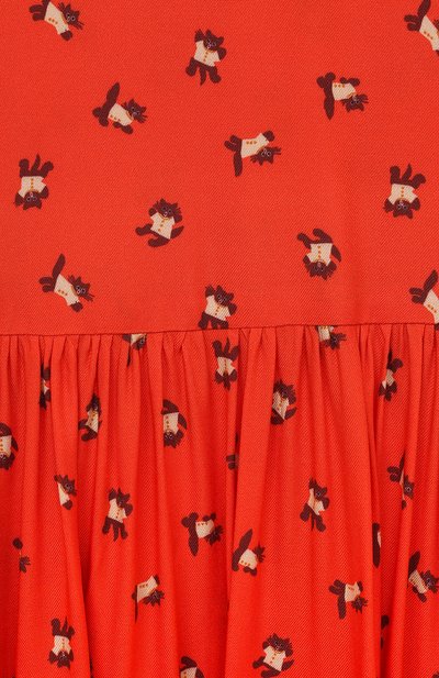 Платье из вискозы ULYANA SERGEENKO красного цвета по цене 45000 руб., арт. ABM001KD21P (0183б21), фото 3 Платье из вискозы ULYANA SERGEENKO, арт. ABM001KD21P (0183б21), фото 3