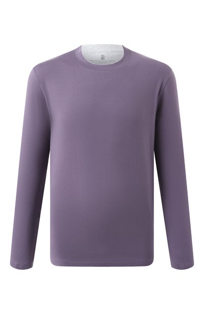 Мужская хлопковый лонгслив BRUNELLO CUCINELLI, арт. M0B137433
