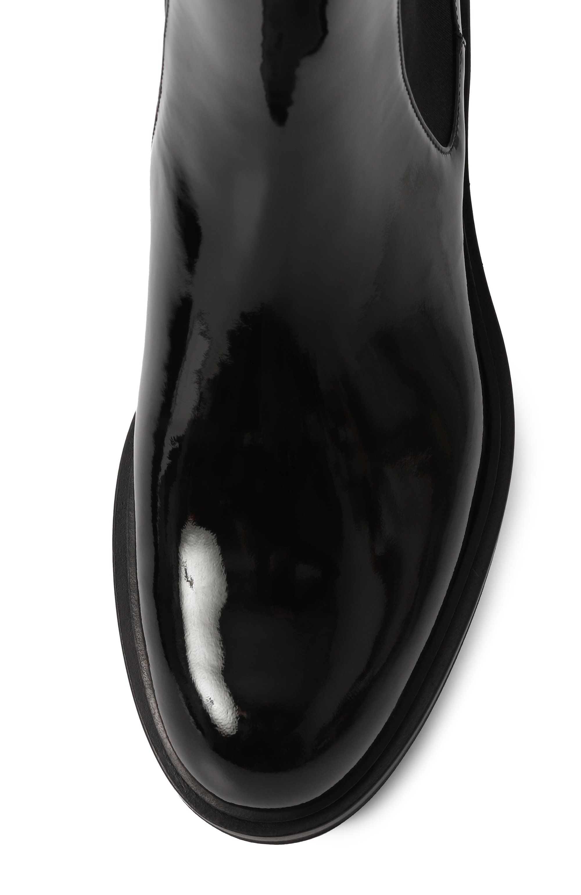 Кожаные челси altavilla DOLCE & GABBANA черного цвета по цене 72400 руб., арт. A60602/A1471, фото 6 Кожаные челси altavilla DOLCE & GABBANA, арт. A60602/A1471, фото 6