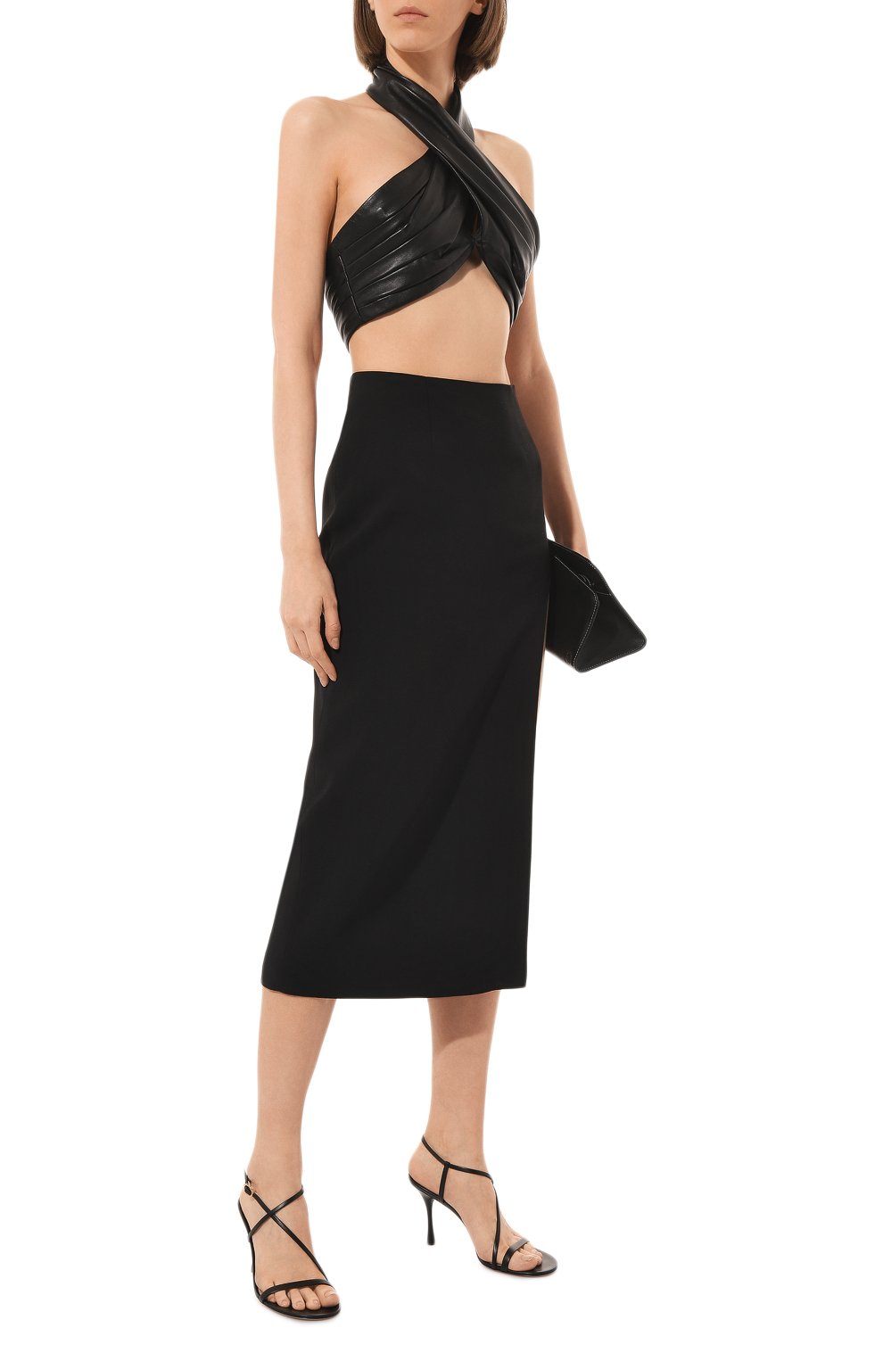 Кожаные босоножки GIANVITO ROSSI, арт. G32222.85LAC.NAPNER0, фото 2