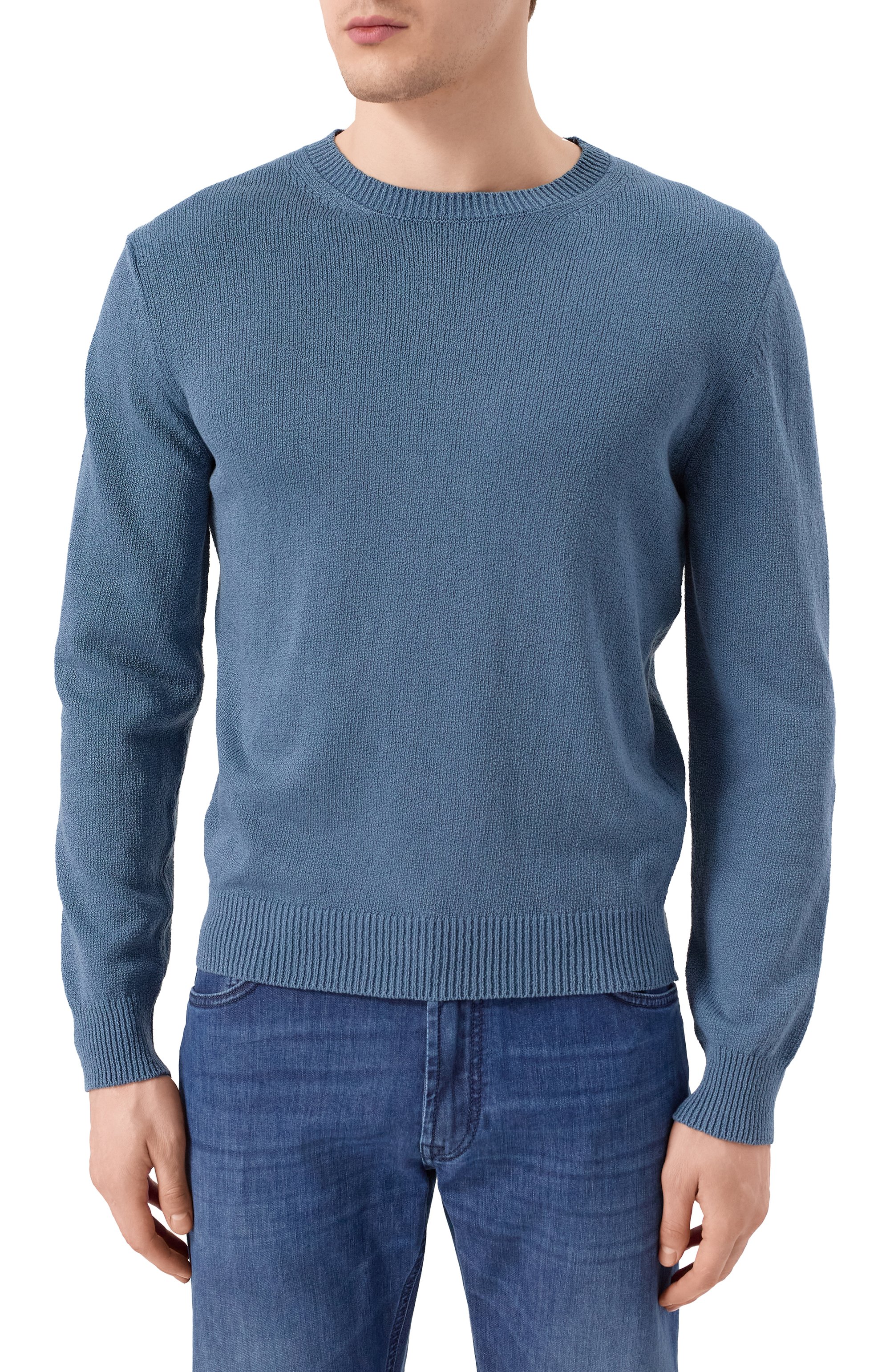 Джемпер из хлопка и кашемира CORNELIANI, арт. 25M598-2525176, фото 3