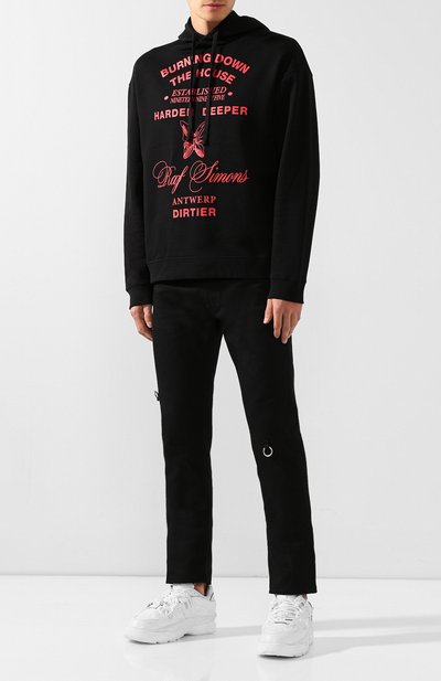 Хлопковое худи RAF SIMONS, арт. 192-164D-19004, фото 2
