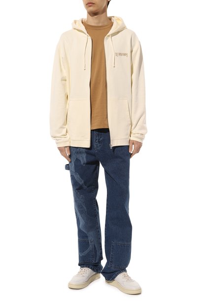 Хлопковая толстовка LES BENJAMINS кремового цвета по цене 25850 руб., арт. LB23SSH0EMUZH-002, фото 2 Хлопковая толстовка LES BENJAMINS, арт. LB23SSH0EMUZH-002, фото 2