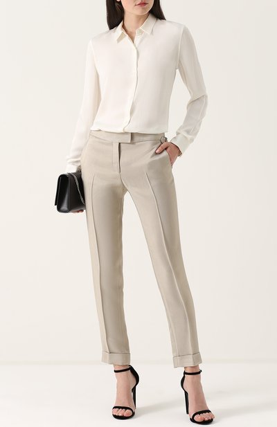 Укороченные брюки со стрелками и отворотами TOM FORD, арт. PAW072-FAX232, фото 2