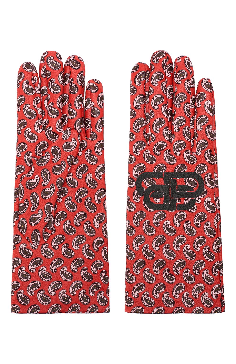 Кожаные перчатки BALENCIAGA, арт. 591977/453B8, фото 2