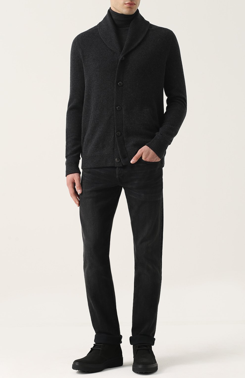 Замшевые ботинки на шнуровке TOD’S, арт. XXM39A00D80HSEB999, фото 2